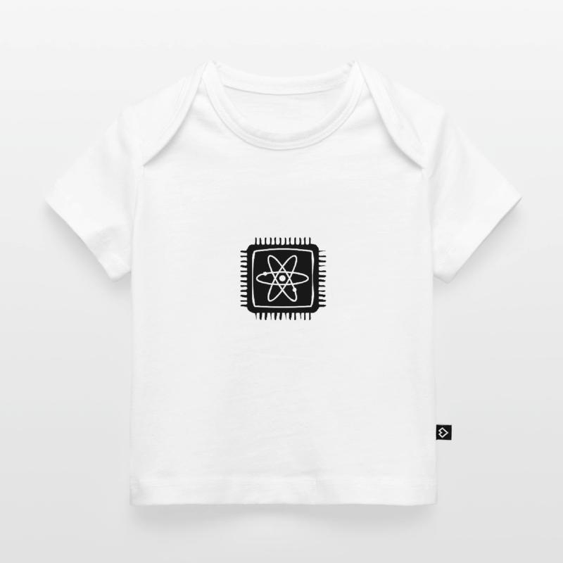 Quantum Computer Quantum Computer Physics Atom Chip Baby Premium Organic T-shirt