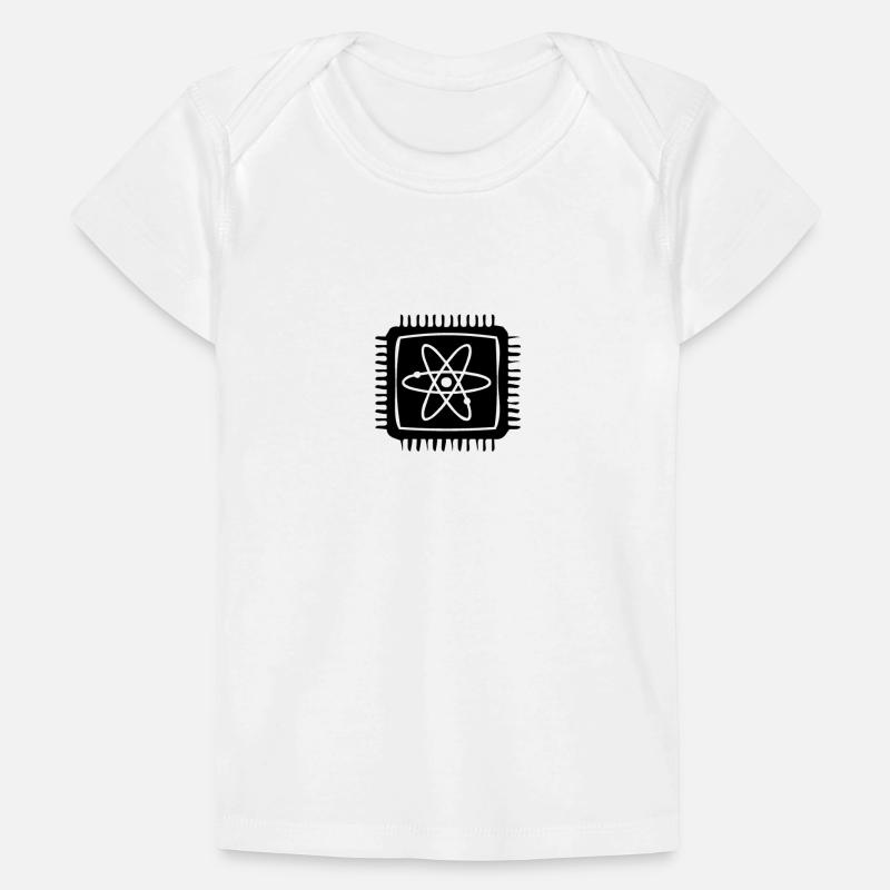 Quantum Computer Quantum Computer Physics Atom Chip Baby Premium Organic T-shirt