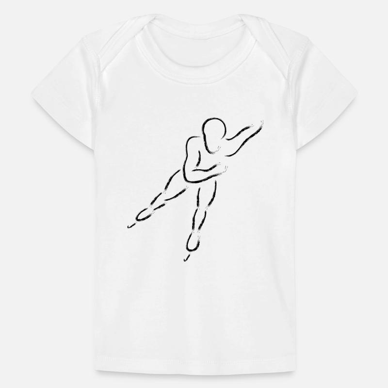 Speedskater, Shorttrack oder Eisschnellläufer Baby Premium Organic T-Shirt