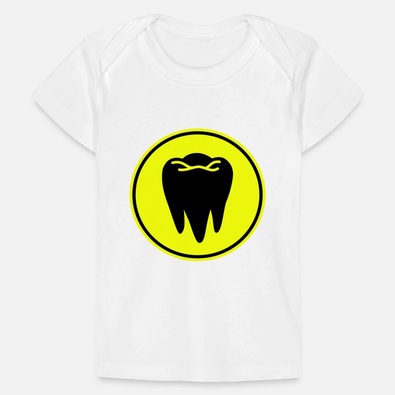 Symbole de l’icône de dent T-shirt Premium bébé bio