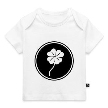 Lucky clover - Baby Premium Organic T-shirt - white - Front