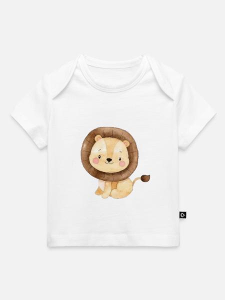 Cute lion - Baby Premium Organic T-shirt - white