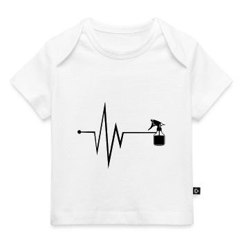 Barber Puls - Baby Premium Organic T-Shirt - Weiß - Vorne