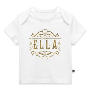 Ella gold - Baby Premium Organic T-Shirt - Weiß - Vorne