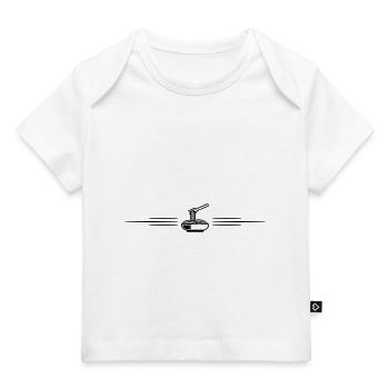 Spaghetti Line - Baby Premium Organic T-shirt - white - Front