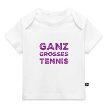 was für ein Tennis - Baby Premium Organic T-Shirt - Weiß - Vorne