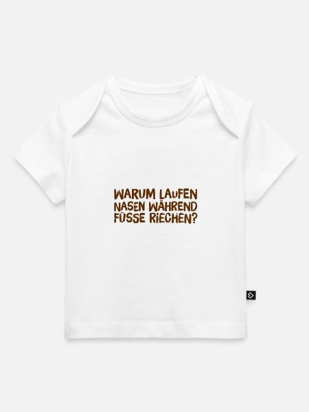 Nasen und Füße - Baby Premium Organic T-Shirt - Weiß