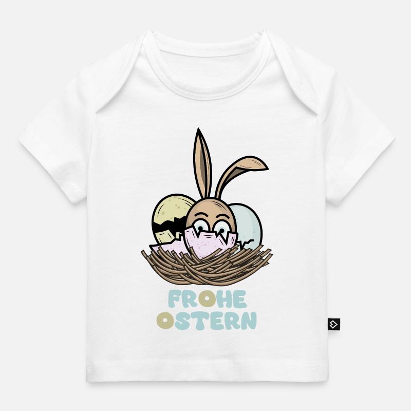 Joyeuses Pâques - T-shirt Premium bébé bio - blanc
