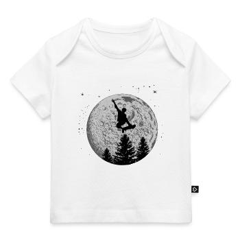 skateboard - Baby Premium Organic T-shirt - white - Front
