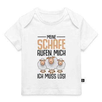 Schaf - Baby Premium Organic T-Shirt - Weiß - Vorne