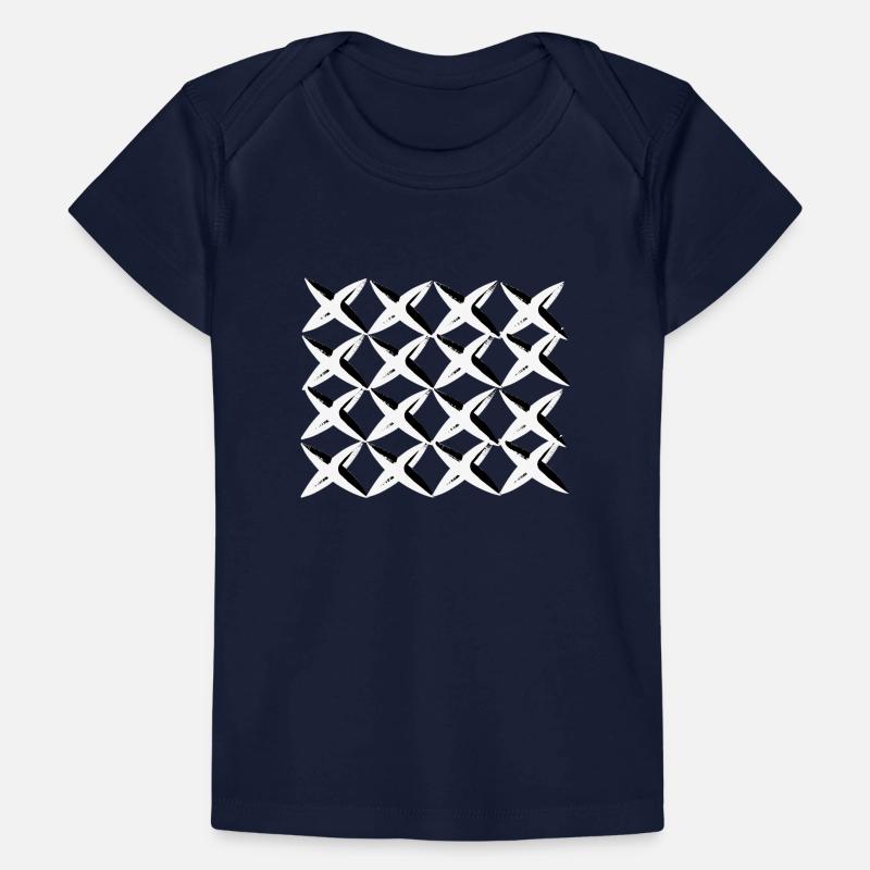 net cross pattern Baby Premium Organic T-shirt