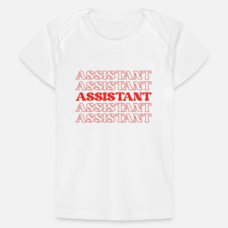 Assistante Assistante Assistante Aide Supportrice T-shirt Premium bébé bio