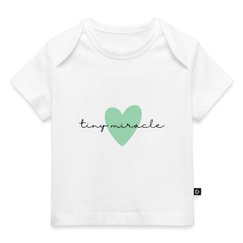 Petit miracle | Petit miracle | Chemise Bébé - T-shirt Premium bébé bio - blanc - Devant