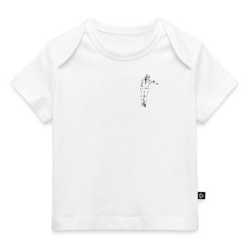 Petanque player Left-handed - Baby Premium Organic T-shirt - white - Front