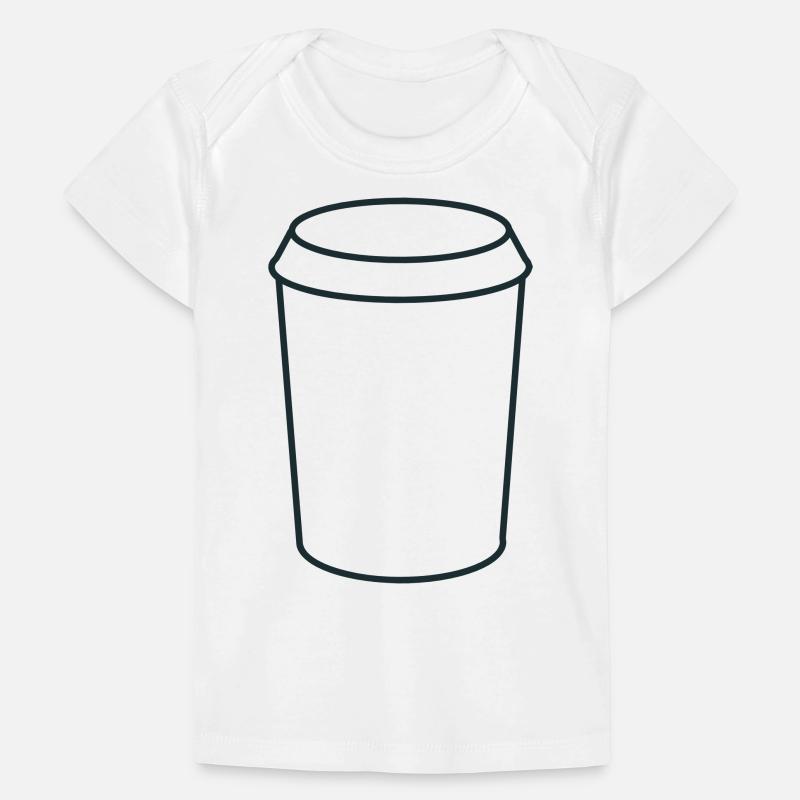 Einfache Kaffeetasse Baby Premium Organic T-Shirt