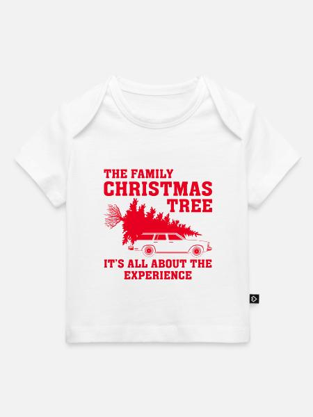 Der Familienweihnachtsbaum - Baby Premium Organic T-Shirt - Weiß