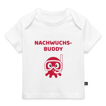 Nachwuchs-Buddy - Baby Premium Organic T-Shirt - Weiß - Vorne