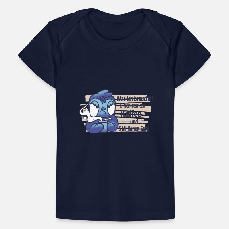 Faultier mit Kaffee: Lustiger Spruch Baby Premium Organic T-Shirt