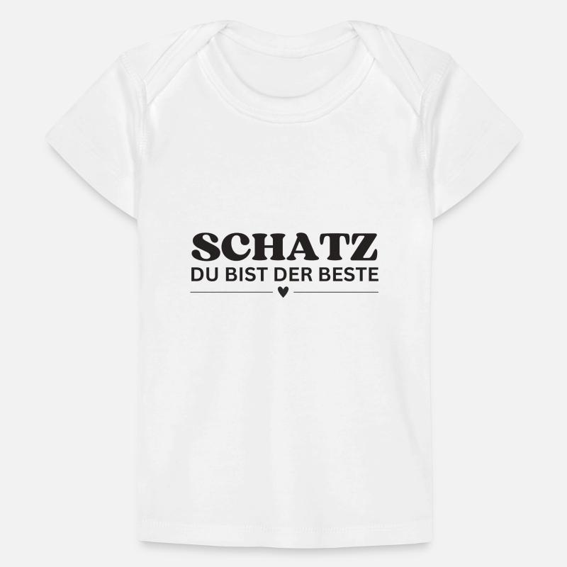 Schatz du bist der Beste Baby Premium Organic T-Shirt
