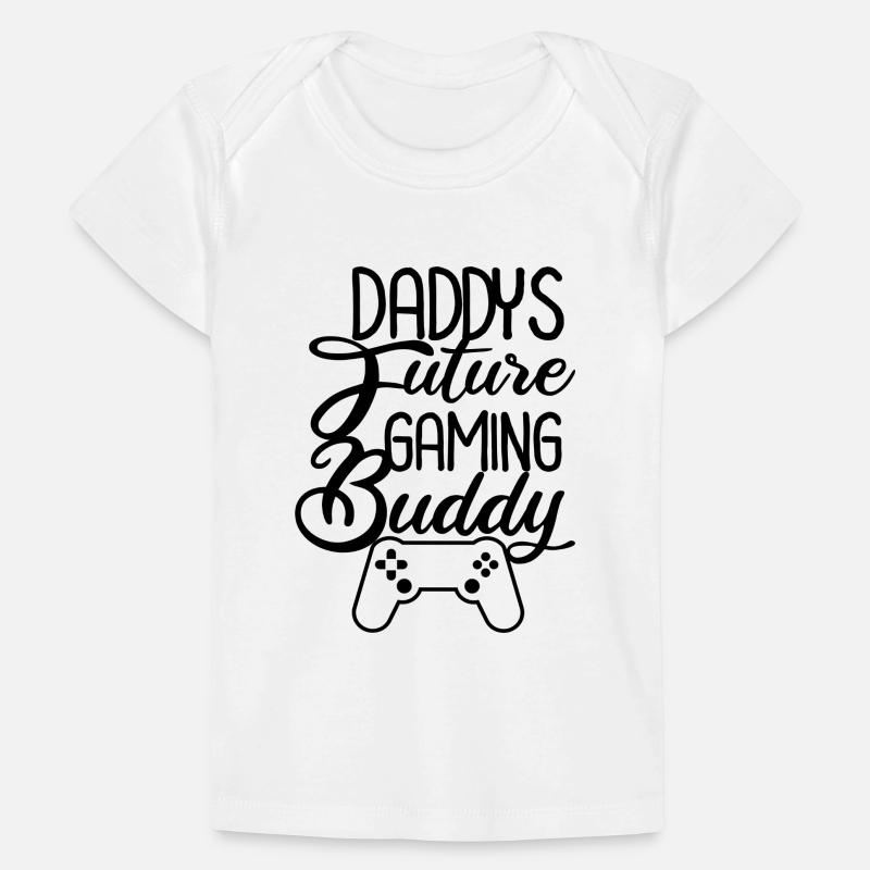 Daddys future gaming buddy T-shirt Premium bébé bio