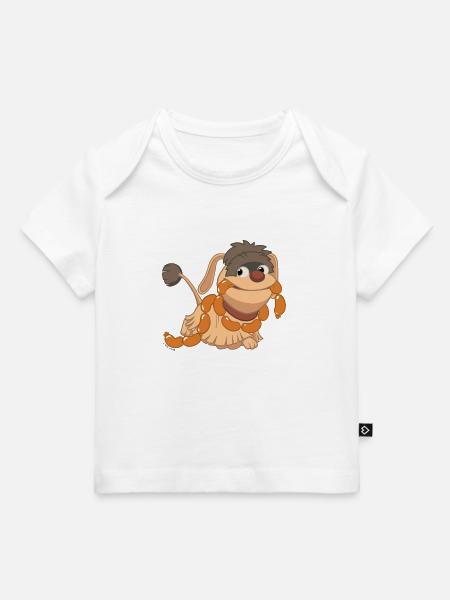 Moppi mit Wurst - Baby Premium Organic T-Shirt - Weiß