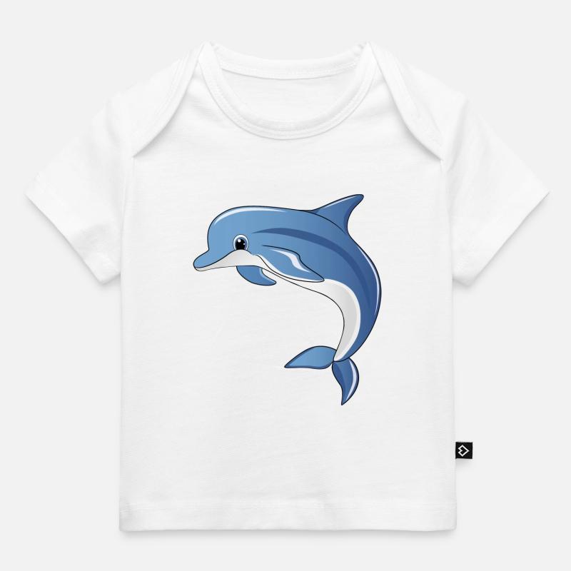 dauphin - T-shirt Premium bébé bio - blanc