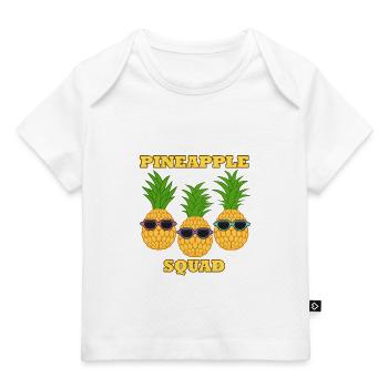Vitamines alimentaires saines de l'équipe - T-shirt Premium bébé bio - blanc - Devant