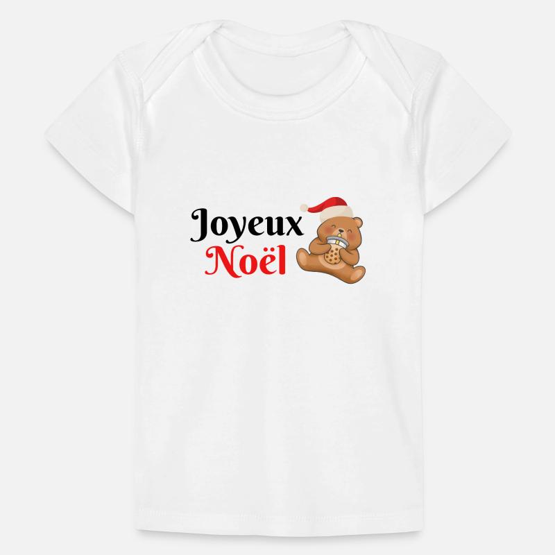 Bubble tea, joyeux Noel T-shirt Premium bébé bio