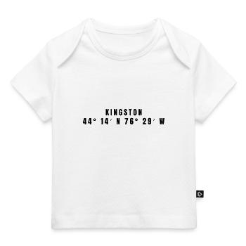 Coordonnées Kingston, Canada - T-shirt Premium bébé bio - blanc - Devant