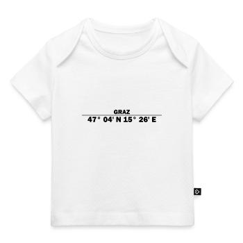 Graz coordinates - Baby Premium Organic T-shirt - white - Front