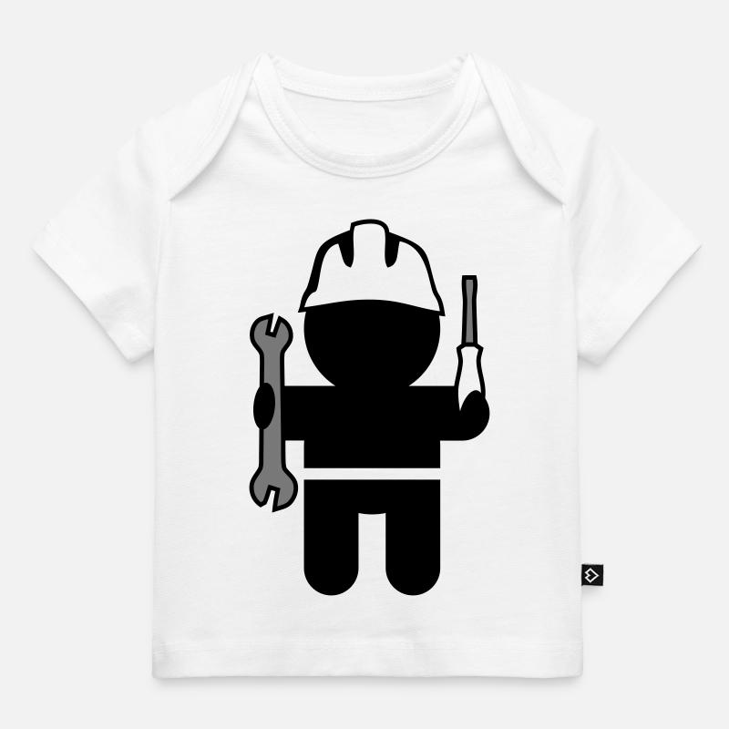 Menschen & Berufe: der Mechaniker - T-shirt Premium bébé bio - blanc