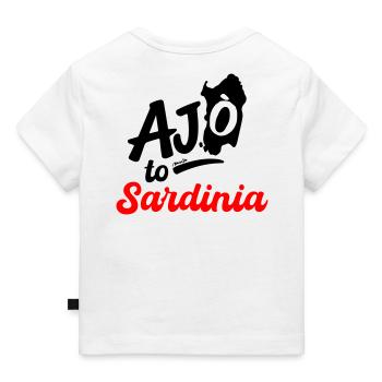 ajó to Sardinia,ajó in Sardegna! - T-shirt Premium neonato bio - bianco - Retro