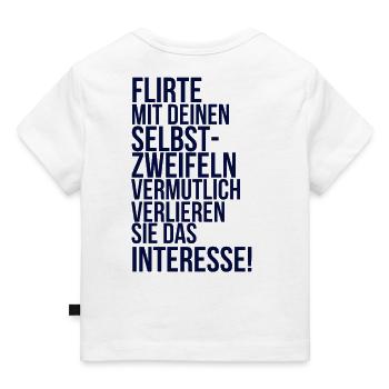 à propos de la folie : flirte avec ton doute de toi - T-shirt Premium bébé bio - blanc - Dos