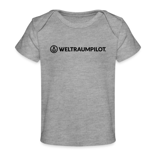weltraumpilotquer - Baby Bio-T-Shirt