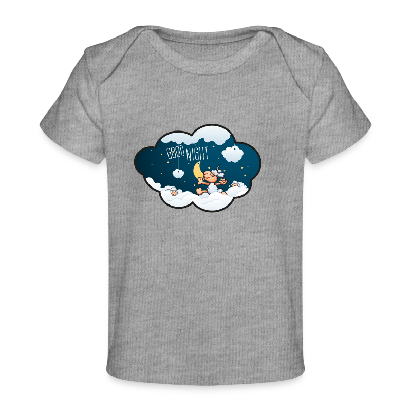 Gute Nacht Schafe zählen - Baby Bio-T-Shirt