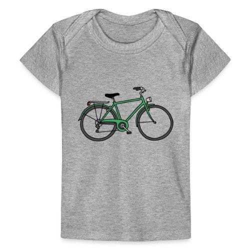 Grünes Fahrrad Bike - Baby Bio-T-Shirt
