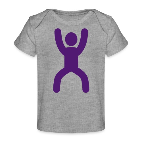 happy stretching woman - Organic Baby T-Shirt