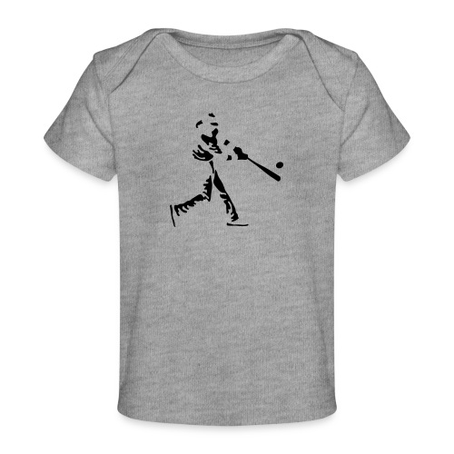 baseball spieler - Baby Bio-T-Shirt