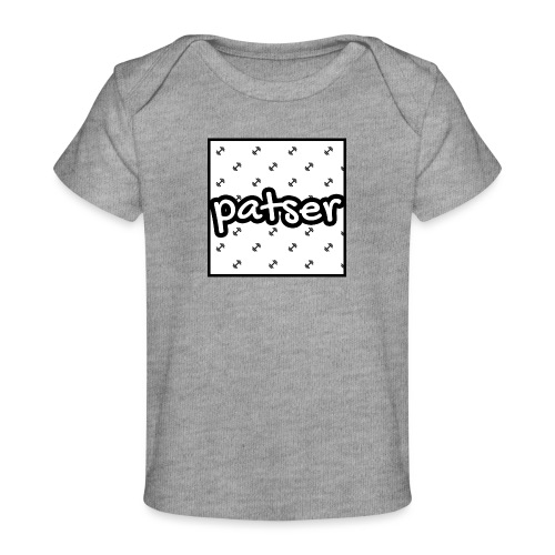 Patser - Basic Print White - Baby bio-T-shirt