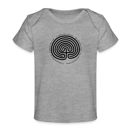 Labyrinth tria - Baby Bio-T-Shirt