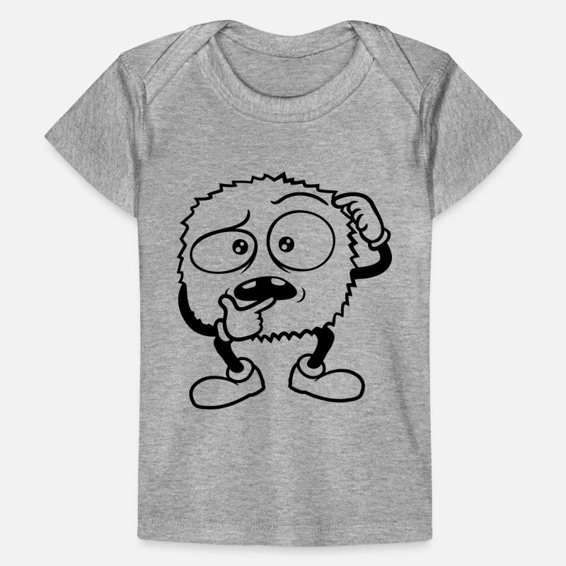 Monster skeptical face comic Baby Premium Organic T-shirt