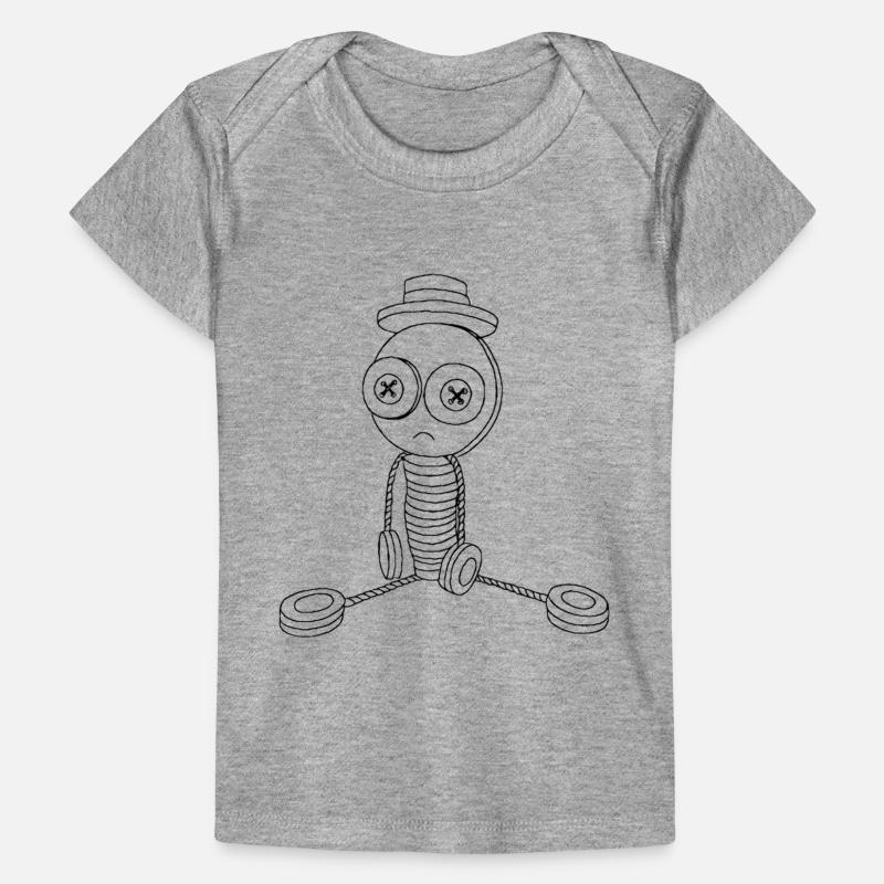 Mr Button sits T-shirt Premium bébé bio