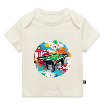 Billiard Table / Billiard Ball / 8 Ball / Pool / Kö - Baby Premium Organic T-shirt - dark navy - Front