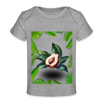 Sapodilla - Baby Premium Organic T-shirt - heather grey - Front