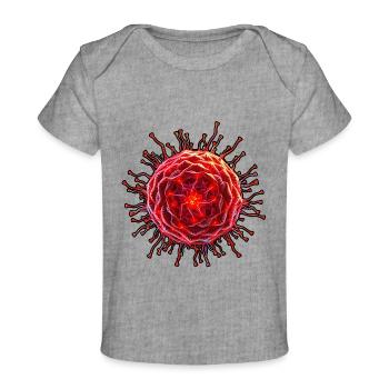 Fusion nucléaire 002 - T-shirt Premium bébé bio - gris chiné - Devant