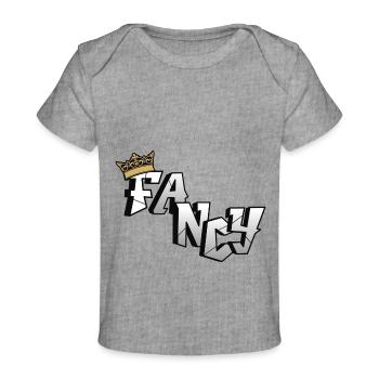 Fantaisie/Élégant - T-shirt Premium bébé bio - gris chiné - Devant