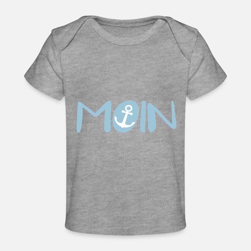 Moin Seemann - Baby Premium Organic T-Shirt - Grau meliert