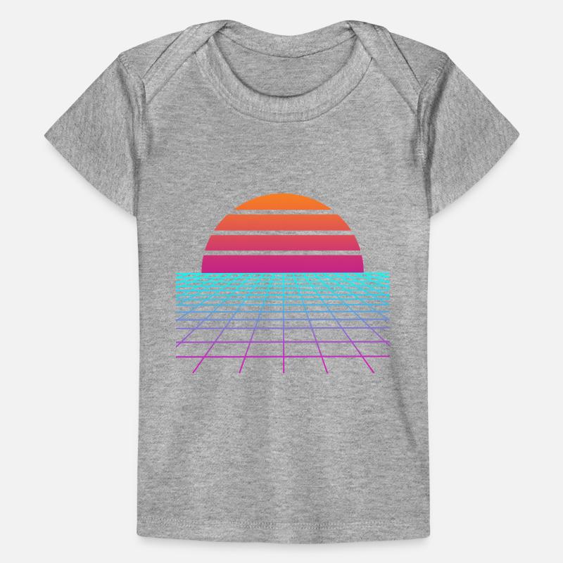 Synthwave Sunset. Maler Gift Baby Premium Organic T-Shirt