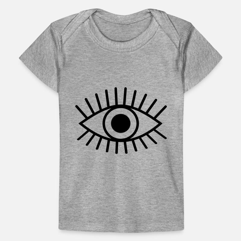 Dessin de coup de œil cils T-shirt Premium bébé bio