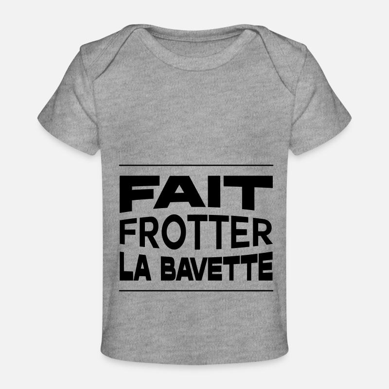 Bavette - T-shirt Premium bébé bio - gris chiné